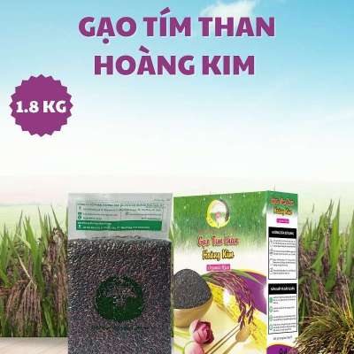 Gạo Tím Than Hoàng Kim (1,8kg/hộp) Profile Picture