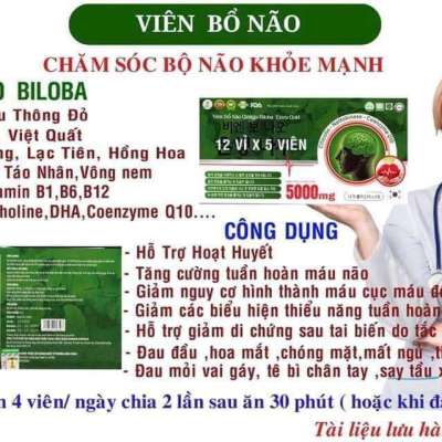 Viên bổ Ginkgo Biloba Profile Picture